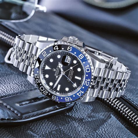 rolex gmt maset ii batman|Rolex Batman 2023 price.